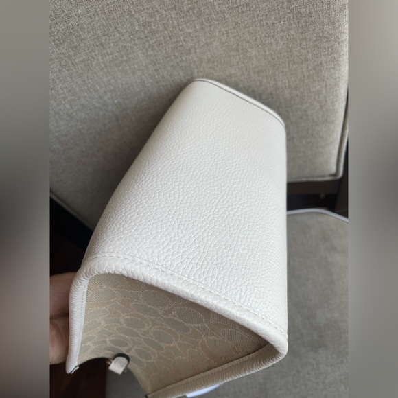 NWT!COACH DEMPSEY TOTE 22 IN SIGNATURE JACQUARD WITH STRIPE AND PATCH(CQ878) - Picture 7 of 14